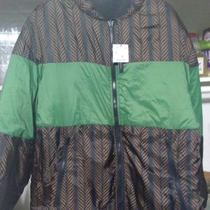 new ZARA men jacket coat reversible 6096/380/700 g